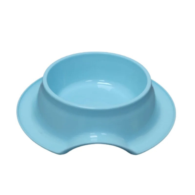 Pet Feedrer With Non Slip Rubber Bottom-Blue – 21.5*5.5Cm - Petsclub