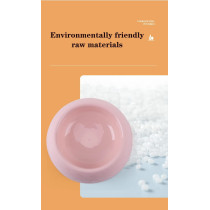 Paw Print Single Dining Pet Feedrer With Stainless Steel Bowl & Non Slip Rubber Bottom-Pink -29.5*10Cm - Petsclub