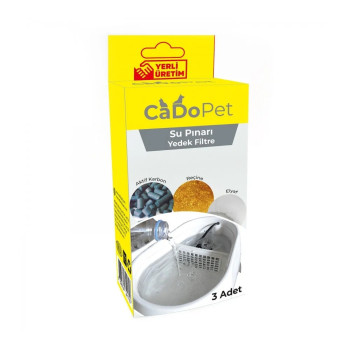 Cadopet Water Fountain Catridge Filter-3 Pcs - Petsclub