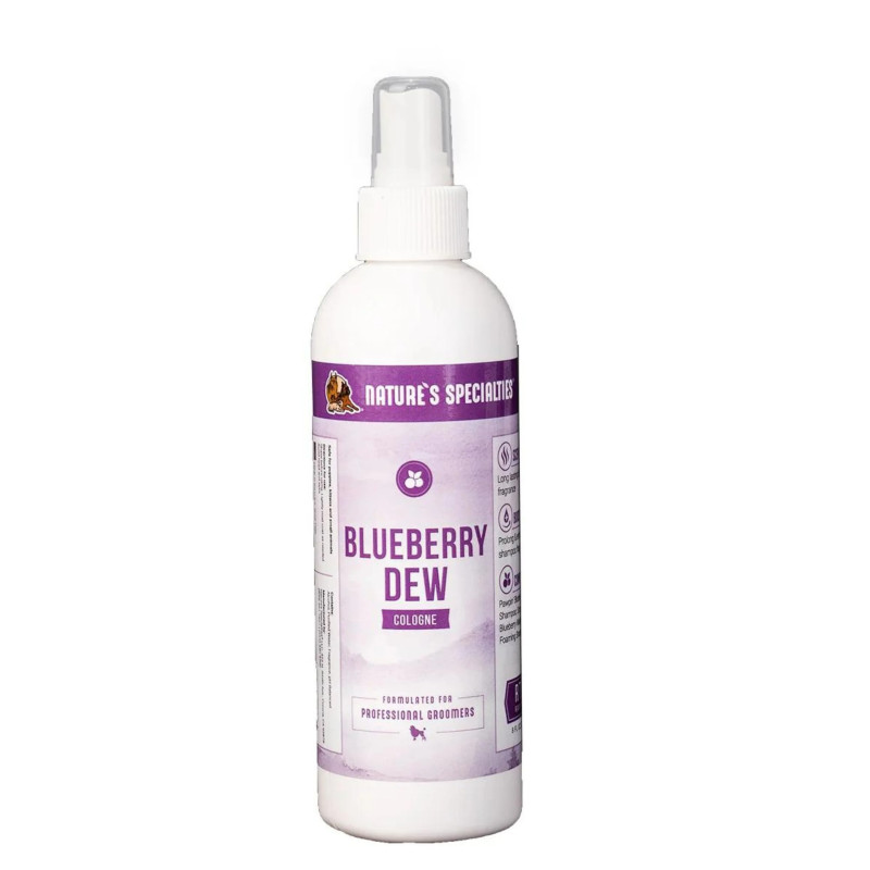Natures Specialties Blueberry Dew Cologne For Dogs And Cats – 237Ml / 8Oz - Petsclub