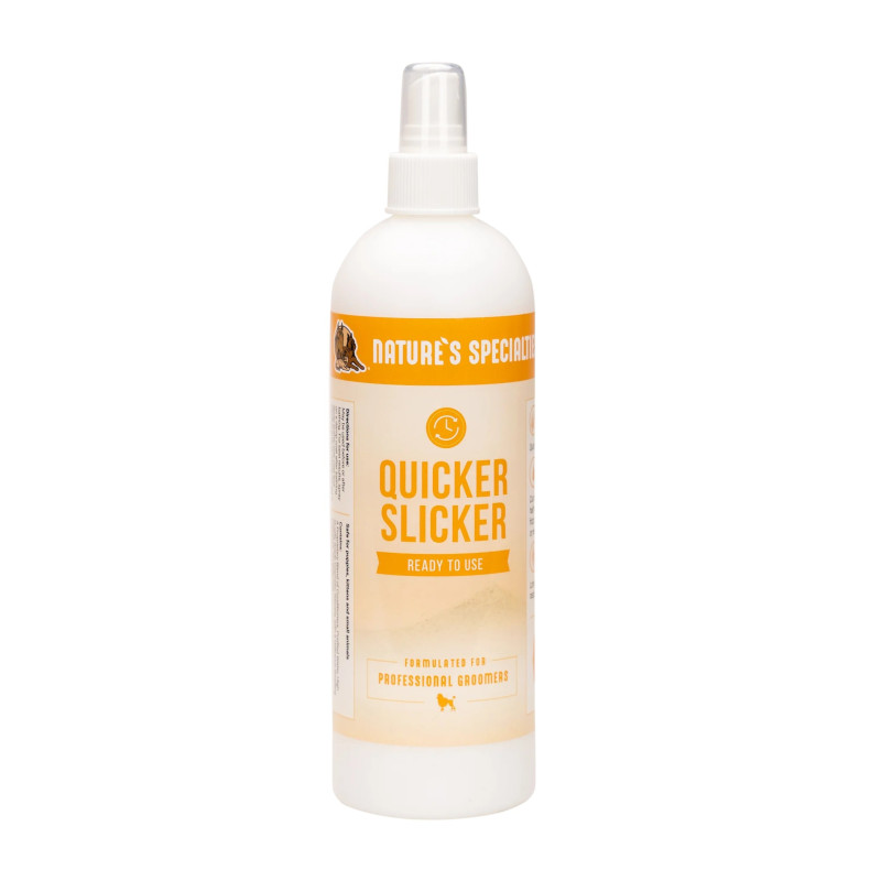 Natures Specialties Quicker Slicker Ready-To-Use Detangling And Conditioning Spray For Dogs And Cats - 473Ml / 16Oz - Petsclub
