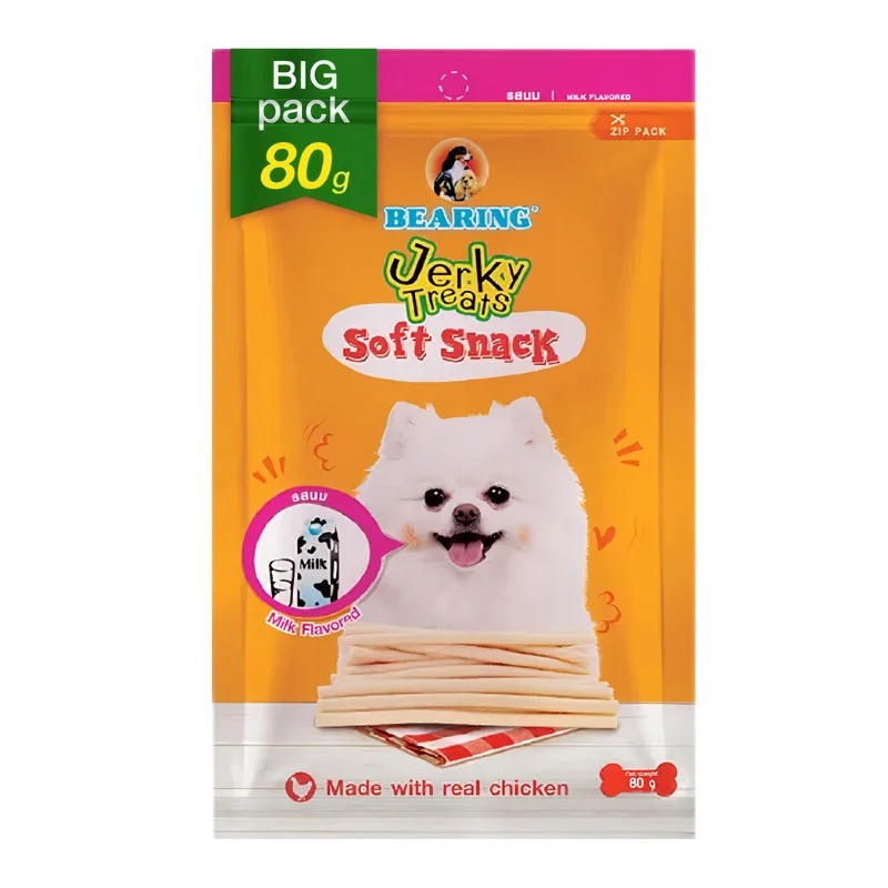 Bearing Jerky Treats Sticks Milk Flavor-80 Gm