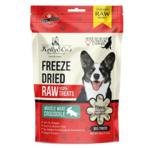 Kelly & Co'S Single Ingredient Freeze-Dried Crocodile Muscle Meat For Dog - 40G x 5