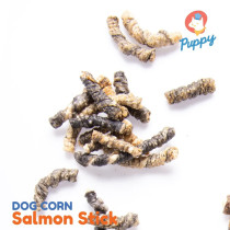 Puppy Salmon Skin Wrapped Dogcorn Stick 40G