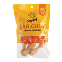 Puppy Dogchew Knotted Bone 2 8Pcs - 110G