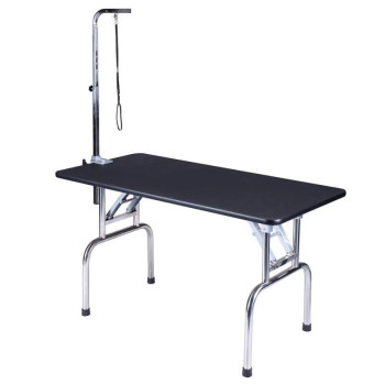 Shernbao Folding Grooming Table With Stainless Steel Legs (S) 75*47*82Cm - With Accessory Basket