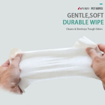 Purry Deodorizing Bath Wipes For Dog With Mango Scent (100 Ct)-18*20Cm x 4 pack