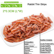 Oâ€™Cat Rabbit Thin Strip Snack-50 G