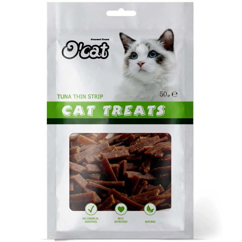 O’Cat Tuna Mini Strip Snack-50G