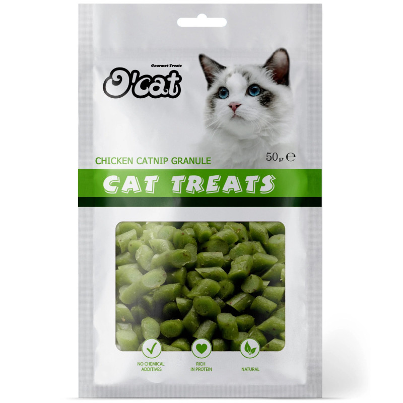 OS Cat Chicken Catnip Granule Snack-50 G