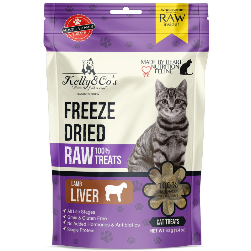 Kelly & COS Single Ingredient Freeze-Dried Lamb Liver For Cat 40G