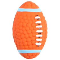 For Pet Latex Rugby Ball Squeaker Dog Toy - 14*8*8Cm