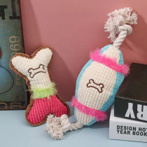 For Pets Squeaky Plush Dog Chew Toy