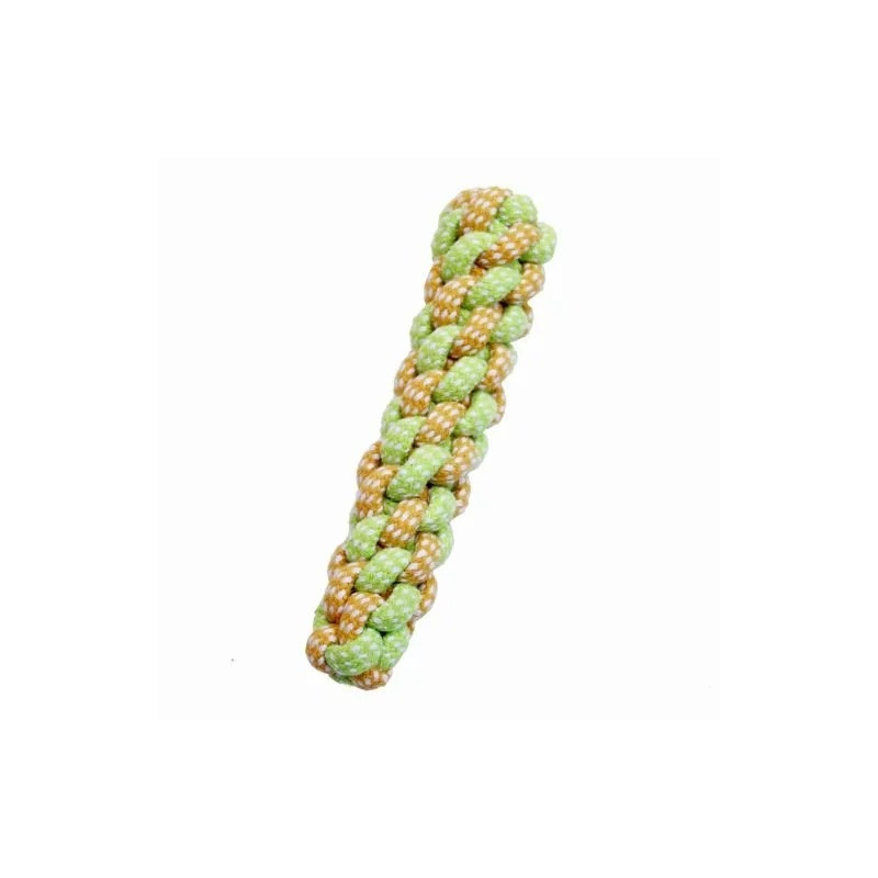 Pets Club Green & Yellow Chew Corn Cotton Rope Toy Green