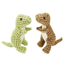 For Pet Lovely Dinosaur Plush Squeaky Flannel Toy
