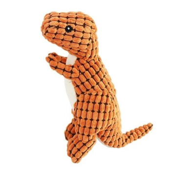 For Pet Lovely Dinosaur Plush Squeaky Flannel Toy