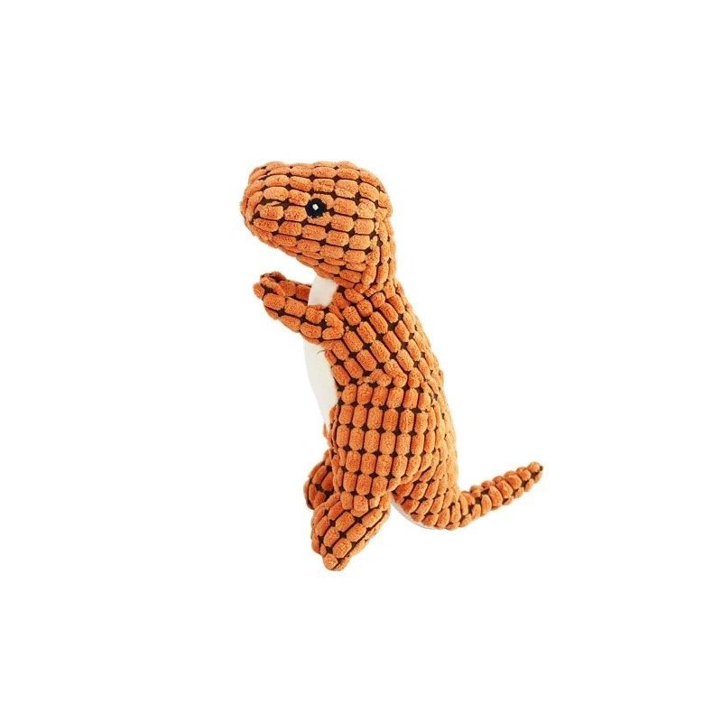 For Pet Lovely Dinosaur Plush Squeaky Flannel Toy