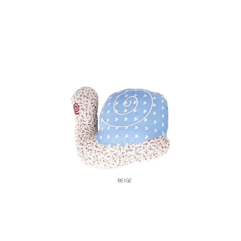 Puppy Life Soft Flannel Snail Dog Toy