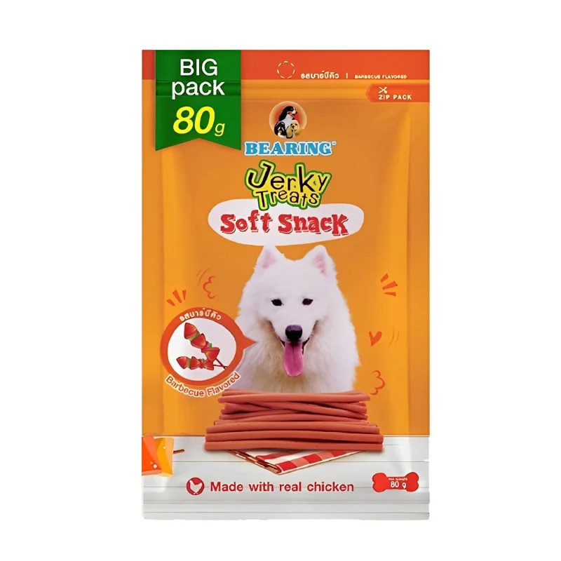 Bearing Jerky Treats Sticks Barbecue Flavor-80 Gm x 5 pack