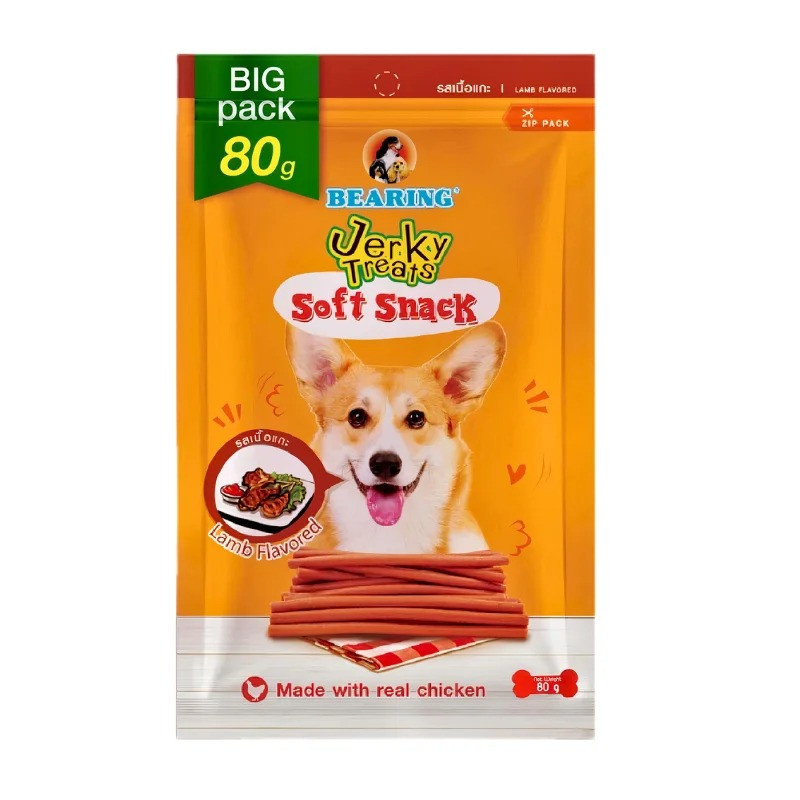 Bearing Jerky Treats Sticks Lamb Flavor-80 Gm x 5 pack