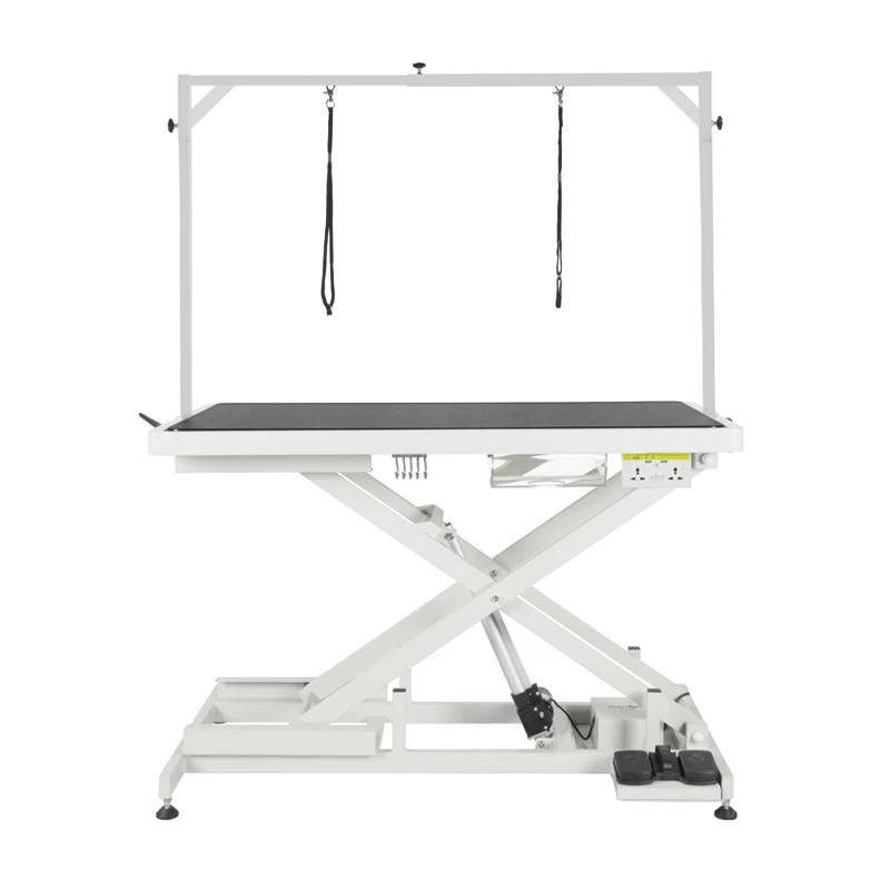 Shernbao Super Low-Low Electric Pet Grooming Table Plus Version With Electrical Outlet (Ft-808P) Size : 127.5 X 65 Cm X 28.8-101.8 Cm (H)