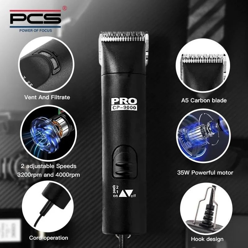 Pcs With Cord Professional Pet Clipper A5 Series (Fits All Universal Blades)