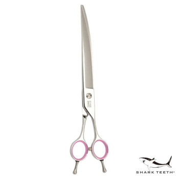 Shark Teeth 8.0" Curved 4 Star Series Scissor