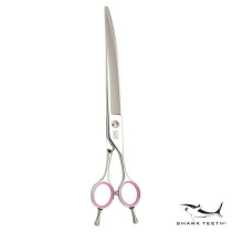 Shark Teeth 8.0" Curved 4 Star Series Scissor