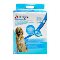 Purry Pet Training Pads Quick Absorbent , Leak Proof And 5 Layer With Floor Sticker 60*90Cm 20Pcs