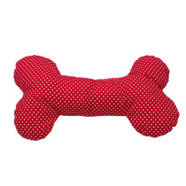 Coco Kindi Squeaky Cotton Toy Bone (Mixed Colors)