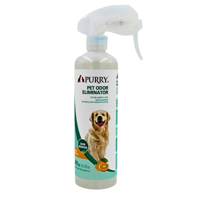 Purry Pet Odor Eliminator Spray (309Ml) - Sweet Orange Flavor - Petsclub