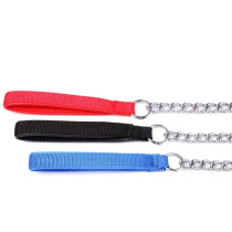 For Pet Dog Lead Chain With Pu Handle Size : Large (3.5*120Cm) (Mixed Colors)