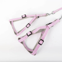 For Pet Dog Lead Chain With Harness - 1.5*120Cm (Mixed Colors)