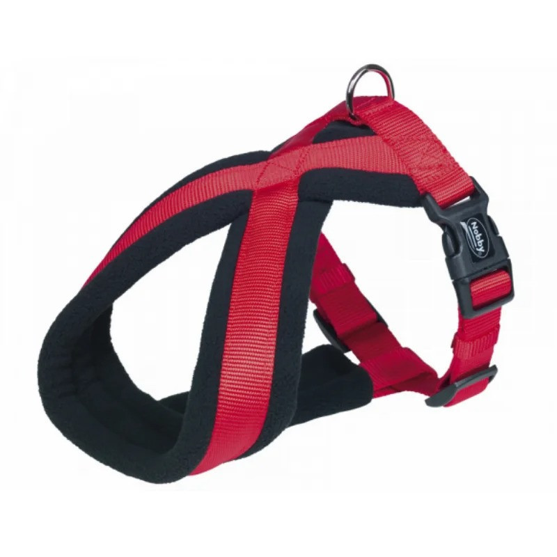 Nobby Adjustable Comfort Harness Classic Red, Waist 45-70 Cm, Width 25/50 Mm