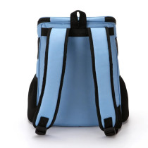 For Pet Breathable Mesh Portable Double Shoulder Backpack - 41X33X5Cm (Mixed Colors) - Petsclub
