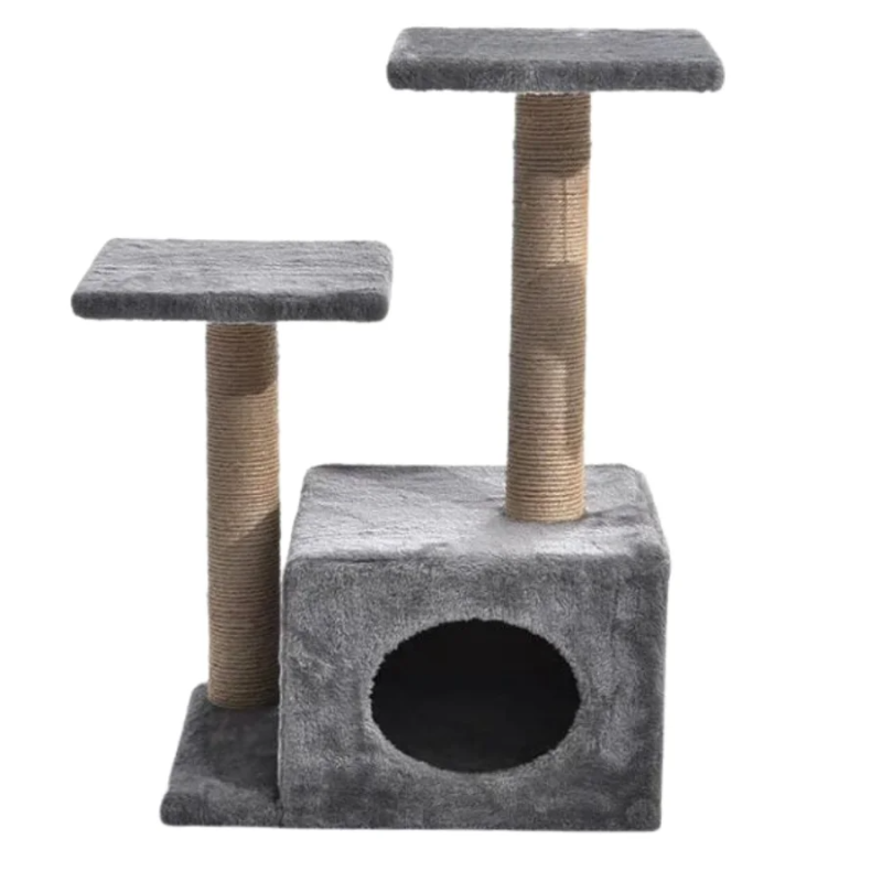 Pets Club Cat Tree House With Scratching Poles - 40*29*60 Cm