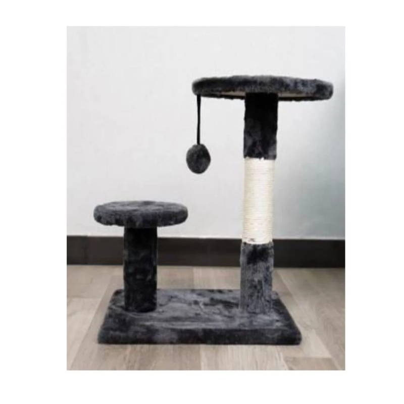 Haisen Pet Cat Scratcher With Sisal Post And Plush Toy - Size - 40*40*15 Cm