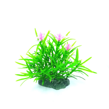 Aquarium Plastic Plant - M411-W7 x H13 Cm (6Pcs/Pack)