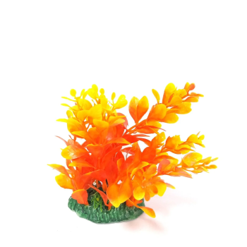 Aquarium Plastic Plant M4066-W7*H13 Cm By 6 Pcs/Pack)