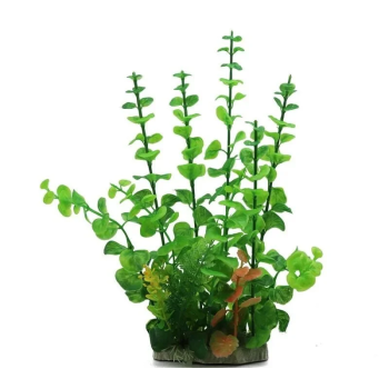Aquarium Plastic Plant - M652 -W9 x H26 Cm By 6Pcs/Pack
