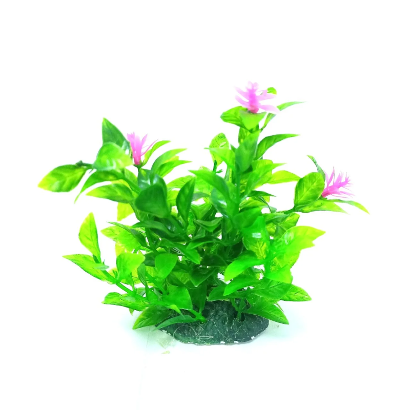 Aquarium Plastic Plant - M420-W7*H13 Cm By (6Pcs/Pack)