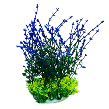 Aquarium Plastic Plant - M855 -W6*H20 Cm By (6Pcs/Pack)