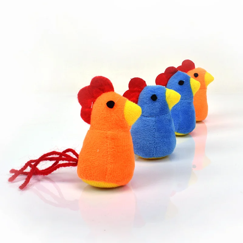 For Pet Cat Chew Toy Chicken Shape (Mixed Colors)