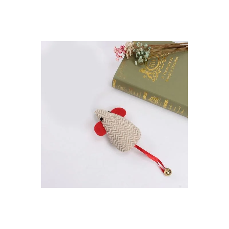 For Pet Chewing Mouse Toy With Bell For Cats, Size:18 Cm