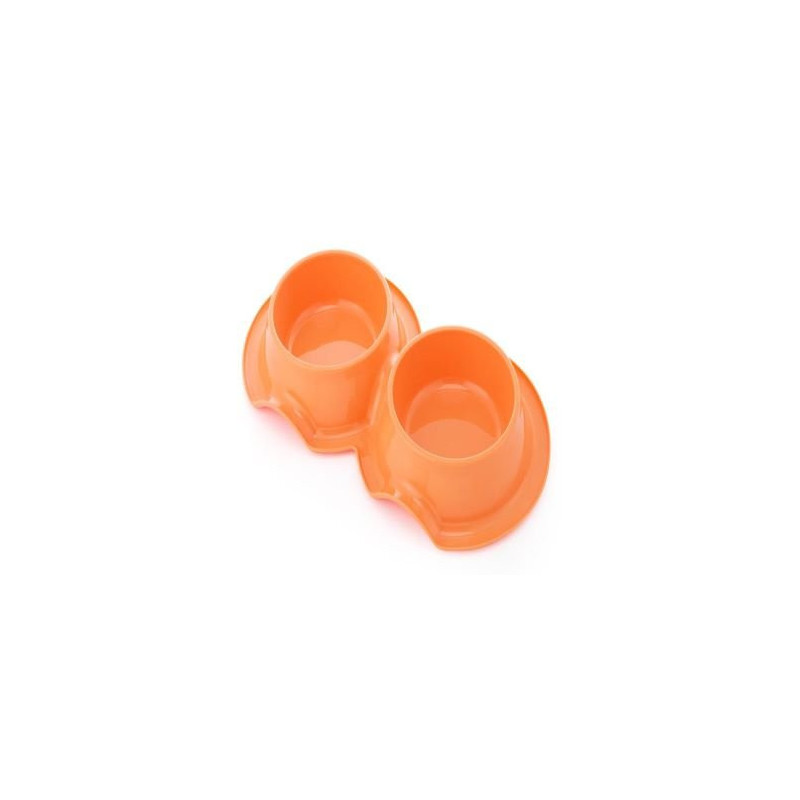 Pets Club Plastic Double Bowl Anti-Ant Without Bowl, 98 Ml, Size 38*21*5.5 Cm – O - Petsclub