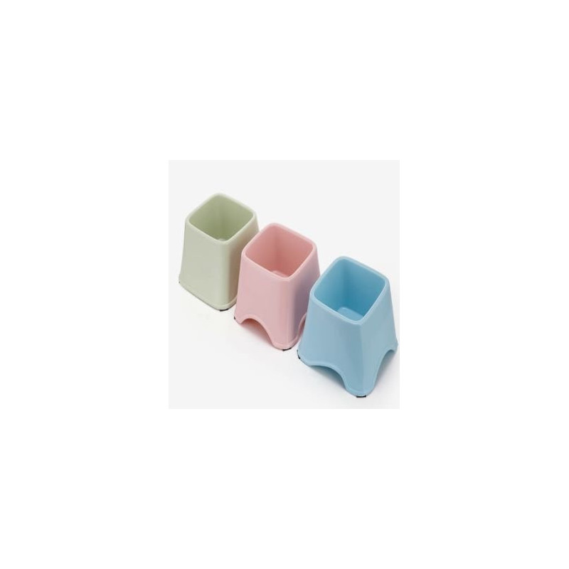 Pets Club Deep Plastic Bowl -207 Ml -21*20*12 Cm - Pink - Petsclub