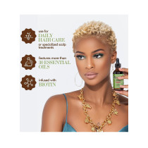 Mielle Rosemary Mint Scalp & Hair Strengthening Oil With Biotin and Essential Oils Nourishing Treatment for Split Ends and Dry Scalp for All Hair Types 59ml