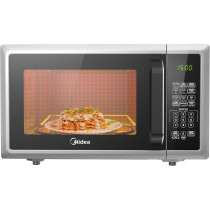 Midea 25L Microwave Oven with Digital Touch Control, 900W Power, Child-Safety-Lock, 10 Power Levels, LED Display with+30s Express Start, Grilling Roasting & Cooking Functions, EM925A2GU-SL