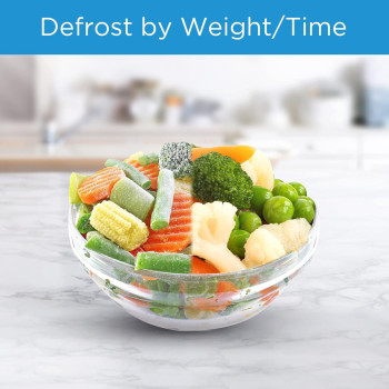 Midea 25L Microwave Oven with Digital Touch Control, 900W Power, Child-Safety-Lock, 10 Power Levels, LED Display with+30s Express Start, Grilling Roasting & Cooking Functions, EM925A2GU-SL