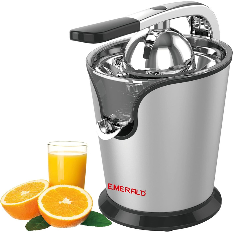 Emerald Citrus Juicer Pro With Aluminium Handle & Stainless Steel Filter For Seeds Ek719Cg